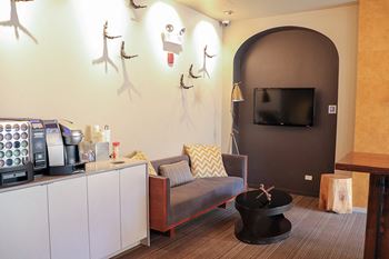 Updated Lobby at Reside at Belmont Harbor, Chicago, IL 60657